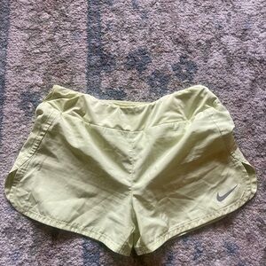 Nike Women's Pastel Green Athletic Shorts